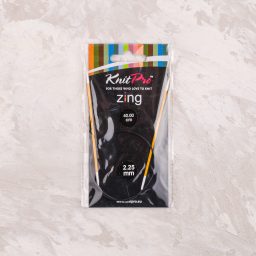 KnitPro Zing 2.25mm 40cm Metal Misinalı Şiş - 47062