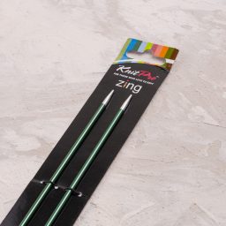 Alternative view of KnitPro Zing 3.00mm 25cm Metal Örgü Şişi - 47235