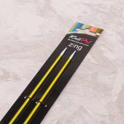 Alternative view of KnitPro Zing 3.50mm 25cm Metal Örgü Şişi - 47237