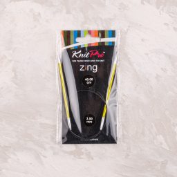 KnitPro Zing 3.50mm 40cm Metal Misinalı Şiş - 47067