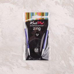KnitPro Zing 4.50mm 40cm Metal Misinalı Şiş - 47070
