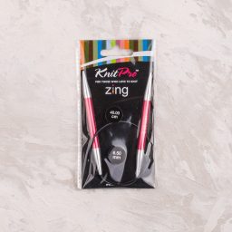 KnitPro Zing 6.50mm 40cm Metal Misinalı Şiş - 47074