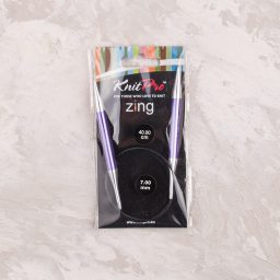 KnitPro Zing 7.00mm 40cm Metal Misinalı Şiş - 47075