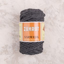 Zümrüt Sarmaşık Pamuk Tek Büküm Taranabilir Makrome İpi 4mm - 04