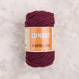 Zümrüt Sarmaşık Pamuk Tek Büküm Taranabilir Makrome İpi 4mm - 12