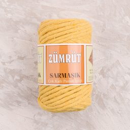 Zümrüt Sarmaşık Pamuk Tek Büküm Taranabilir Makrome İpi 4mm - 15