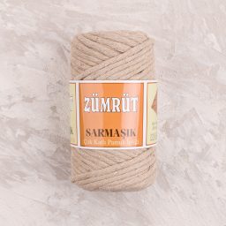 Zümrüt Sarmaşık Pamuk Tek Büküm Taranabilir Makrome İpi 4mm - 16