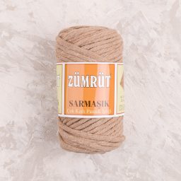 Zümrüt Sarmaşık Pamuk Tek Büküm Taranabilir Makrome İpi 4mm - 20