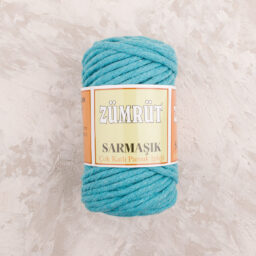 Zümrüt Sarmaşık Pamuk Tek Büküm Taranabilir Makrome İpi 4mm - 25