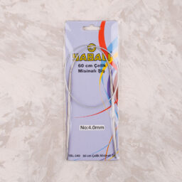 Yabalı 4.00mm 60cm Metal Misinalı Şiş