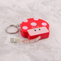 Mantar Figürlü Otomatik Mezura Kırmızı - ST0501