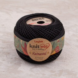 Knit Me Karnaval El Örgü İpi - Siyah