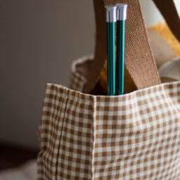 Alternative view of El Yapımı Kumaş Örgü Çantası - OC08