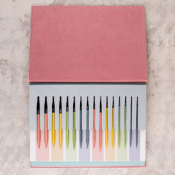 KnitPro Self Love Değiştirilebilir Paslanmaz Çelik Kablolu Ahşap Şiş Seti - 20695