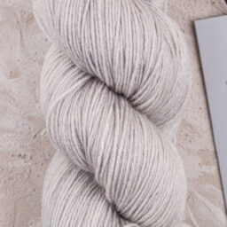Alternative view of Gazzla Wool & Silk Gray Violet El Örgü İpi - 11130
