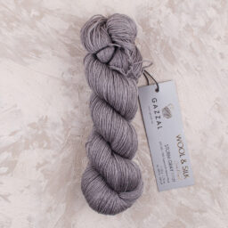 Gazzla Wool & Silk Storm Gray El Örgü İpi - 11132