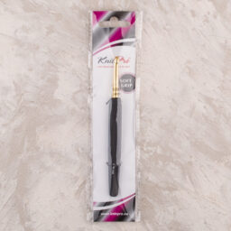 KnitPro 5.50mm Waves Altın Uçlu Aluminyum Yumuşak Saplı Yün Tığı - 30808