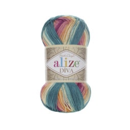 Alize Diva Batik El Örgü İpi - 4572