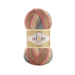 Alize Diva Batik El Örgü İpi - 7399