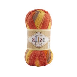 Alize Diva Batik El Örgü İpi - 7632