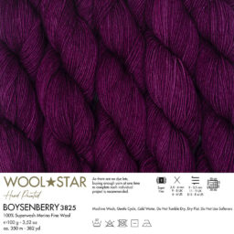 Alternative view of Gazzla Wool Star Boysenberry El Örgü İpi - 3825