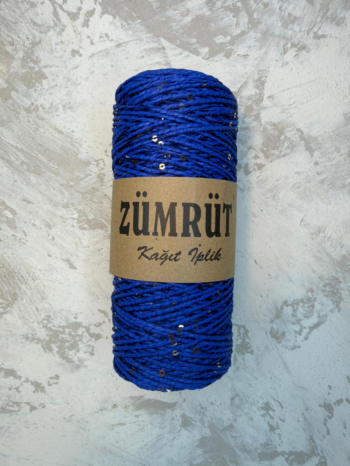 Zümrüt Simli Pullu Kağıt İP - G - 54