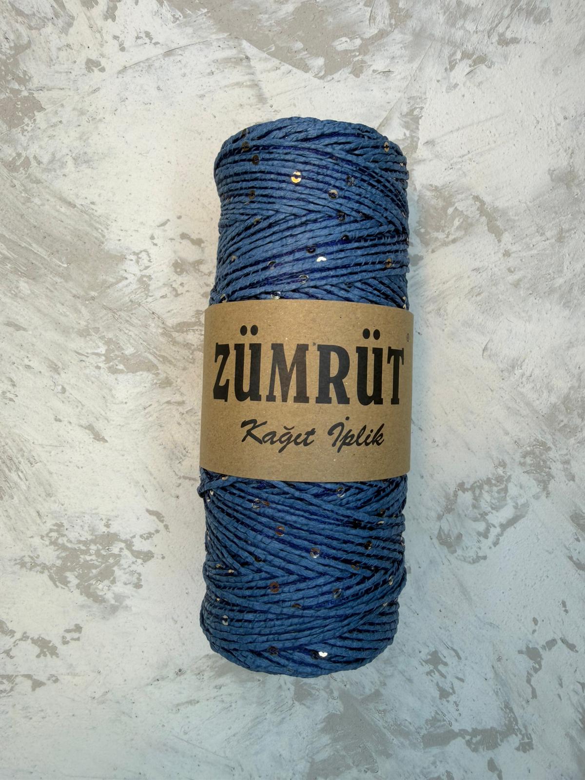 Zümrüt Simli Pullu Kağıt İP - G - 65